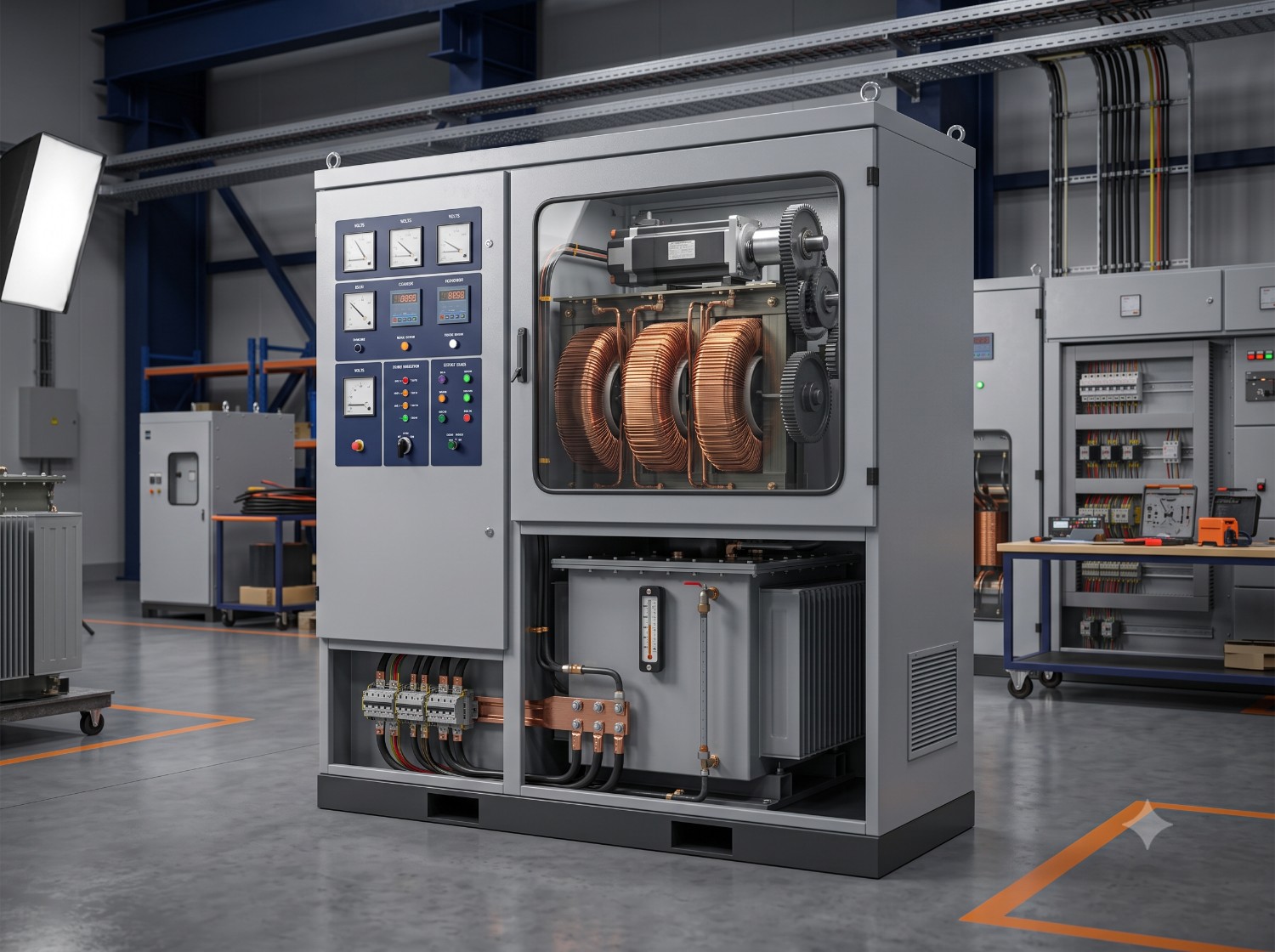 Three Phase Oil-Cooled Servo Stabilizer