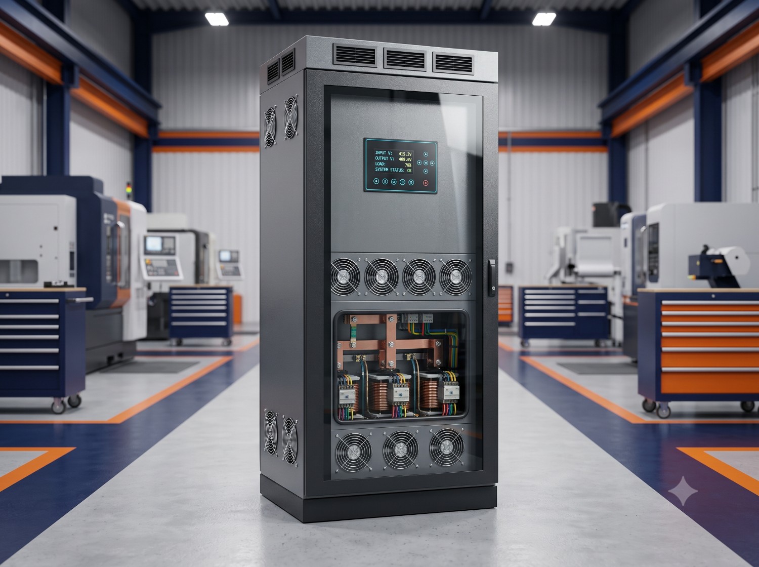 Three Phase Air-Cooled Servo Stabilizer